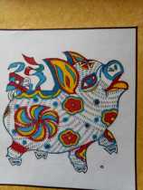 The Zodiac Pigs Four Color Sculptures are booked for RMB1900  set