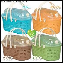 Alice mesh pet carrying basket portable cat dog cage small pet cage basket 450