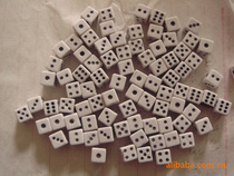 8MM and 9MM square corners white background all black dots 8# and 9# Three-dimensional models with jigsaw puzzle stationery small dice color
