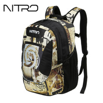 NITRO Naicao backpack mens large capacity Mens backpack Tide college students schoolbag backpack travel outdoor computer bag