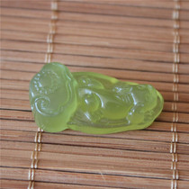 Xiu Jade Pendant Leu Ruyi Pendant Natural Jade Pendant Natural Jade Ice Seed Leu Jade Ware Handicraft Decoration Pendant