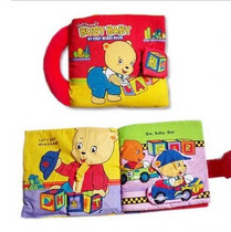 Baby cognitive vocal cloth book recognition busy little baby softplay bear music cloth book