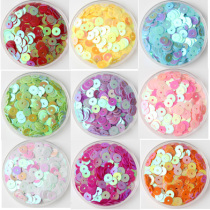 6mm Plated bright sheet 600 pieces left and right Pearl pieces Clothing Accessories Dance dress Belly Leather Dance Accessories