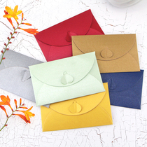 Korean vintage love buckle envelope stationery set Kraft paper creative decoration Membership card love letter greeting card storage
