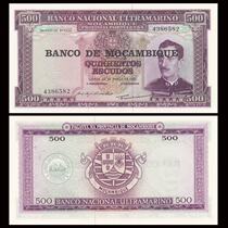 (Africa) Mozambique 500 escudo banknotes Foreign currency