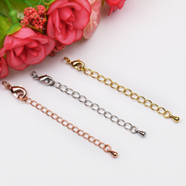 925 pure silver buckle lobster buckle water drop buckle Thai silver buckle bracelet buckle chain link buckle connection buckle long tail buckle diy jewelry