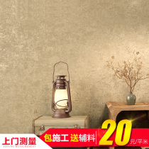 Shenzhen non-woven wallpaper dot mottled American retro living room bedroom study leisure bar wallpaper
