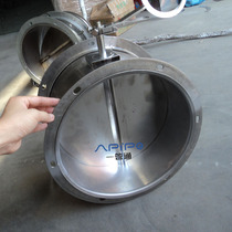 304 stainless steel butterfly valve Round air volume control valve Check valve Electric air valve duct manual galvanized air valve