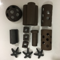 Purple sand hemisphere small hole ornamental shrimp house shrimp nest can be used to avoid breeding crystal shrimp nest sea bream tank breeding and hiding