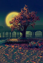 Plate woman costume background paper photo studio theme costume photo background photo studio costume background cloth Crescent Moon