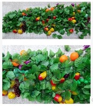 8 kinds of fruit vine simulation big grape vine big eggplant vine hanging orchid fruit vine flower Vine fake fruit vine green vine