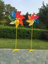 120Cm colorful pastoral windmill 1 9 meters high decorative windmill color fashion bright color