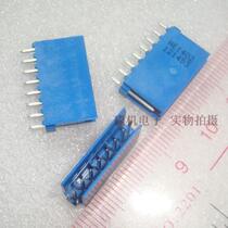 281695-8 TE Tyco AMP connector HE14 8PIN tin plating 180 degrees Blue 1 for sale