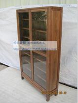 Reputable Rack Aristocratic Quality 384CD Cabinet DVD Cabinet Dish Cabinet Blue Light Walnut Full Solid Wood Black Walnuts