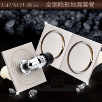 Diving Boat Floor Drain Package full copper deodorant Core Shower Bathroom Toilet Washing Machine Tee-use Balcony Floor Drain
