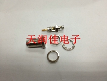 RF coaxial connector SMA-KY split nickel-plated large hole 11 Bud external thread female connector 178 wire