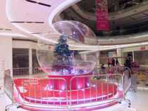 Inflatable snowflake ball Christmas decoration props