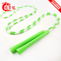  Moral education dragon slub pattern skipping rope Environmental protection bead rope 3 5 meters three-person interactive rope issued in Shanghai