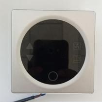  ACMELEC central air conditioning fan coil unit LCD thermostat control panel Three-speed switch black back light round screen