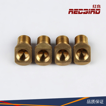 Right-angle square copper joint Flat right-angle joint internal and external threads 45 degrees flat right-angle joint