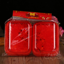 Wedding supplies soap boxes bride dowry supplies mandarin ducks happy words red soap boxes washing wedding supplies