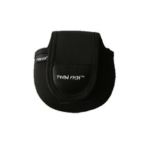 Pisces TWIN FISH drip wheel bag fishing wheel protective cover elastic bag diving rod wheel integrated use fishing gear