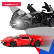 Speed Passion 1:32 Laken sports car alloy car model metal sound and light return force door car model toy car