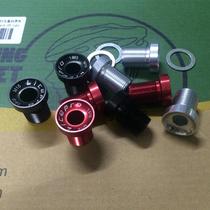 Folding car crank cover with a screw crank cover with a color CNC 412 crank cover 15mm axis screw