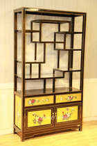 Gold foil furniture display frame Bogu shelf wine display cabinet decoration cabinet decoration cabinet shelves Chinese furniture