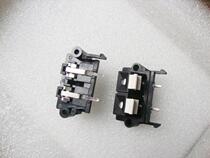 Audio terminal curved straight terminal socket Speaker terminal wire clamp 2-position closed clip copper foot