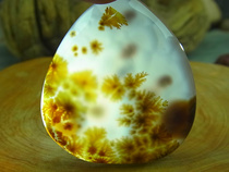Fine grass flower picture Agate Madagascar Agate picture stone Ocean Chalcedony grass flower HFJ