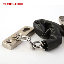 Deli stainless steel anti-theft chain thick anti-theft door chain security anti-theft Chain Home Hotel original factory