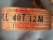 Flat hanger with 40T lifting hanger with 40 ton polyester harness flat harness wagon harness