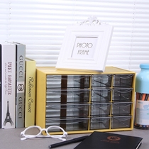 Office documents student desktop drawer storage box stationery box cosmetics jewelry manual storage cabinet