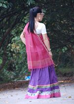 2017 New Indian style gopidress hook dress pasture girl skirt three-piece dance dress