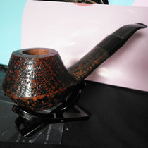 Pure handmade stone wood handmade creative sandblasting pipe 3MM filter element Oval acrylic cigarette holder