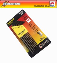 Special price Original clothing US BONDUS Bolton ball head Inner Hexagon Wrench 10945 Ying made 7 sets of wave head
