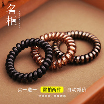 Thickened telephone line hair circle female Korean tie hair head rope hair rope rubber band Black simple coil holster hair ornament