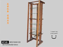 Reputable solid wood sound rack Vite display frame WT-6D sound box cabinet power amplifier equipment rack shipping cost to pay