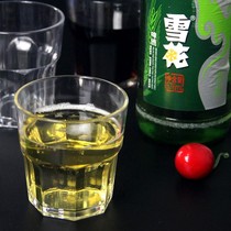 Only department store PC glass bar KTV acrylic beer plastic octagon whiskey cup glass