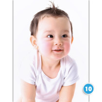 No 10 baby painting Chinese baby poster Baby picture Baby prenatal education poster pictorial photo