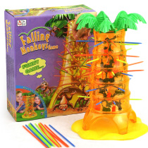Parent-child childrens interactive dumper monkey educational toys Climb tree up TREE down game Stick pick stick boy board game