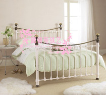 yD417 iron bed Nordic modern minimalist apartment bed iron frame bed 1 5 m single double bed iron bed 1 8 m