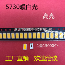 An ultra-bright LED patch warm white light-emitting tube 5730 warm White 0 2W 60 mA 5730 warm White