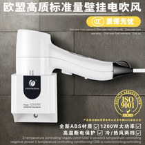 Hotel hotel home bathroom toilet wall-mounted wall-mounted electric hair dryer