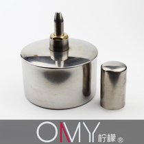Stainless steel alcohol lamp screw mouth 400ml to send wick