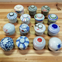 New baby egg cup Japanese ceramic tableware Steamed cover bowl Steamed egg bowl Egg soup Childrens stew cup Seafood egg steamed bowl