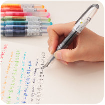 Japan Baile mini vitality small pen SPN20F students use girl pen transparent and easy to use can change ink sac