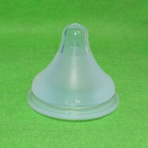 Suitable for peace of mind Mother wide mouth frosted nipple bottle silicone breast milk solid feel pacifier