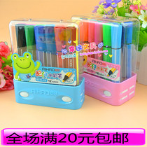 Hobbies 1771 watercolor pen fat boy washable color water pen painting color pen 12 color 18 color 24 color children graffiti